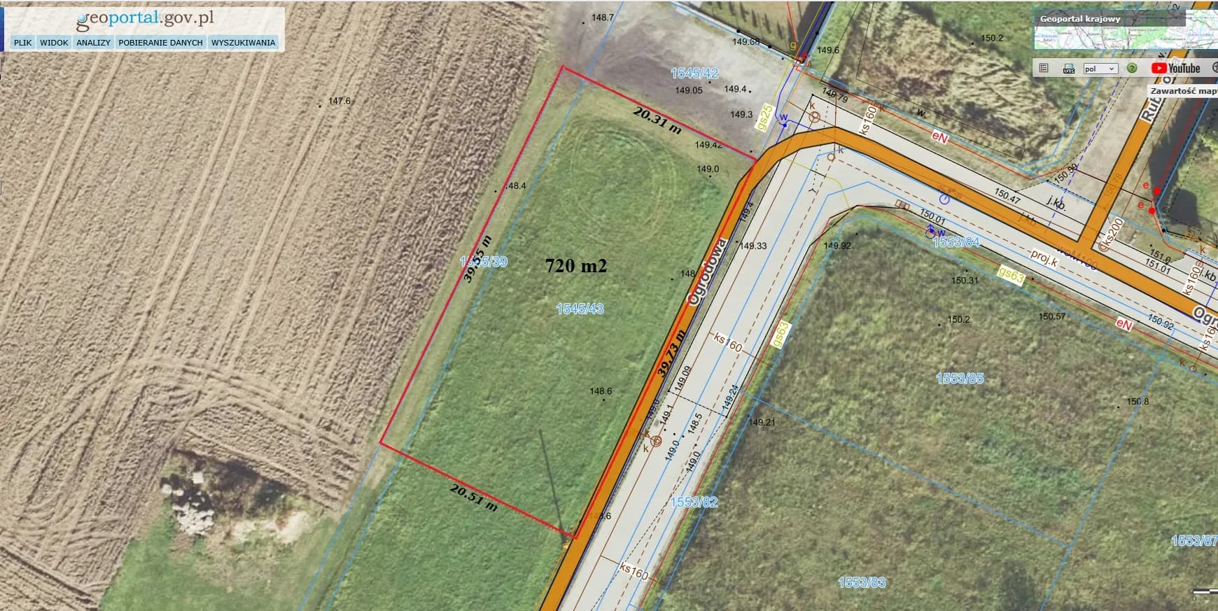 Działka budowlana na sprzedaż